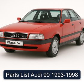 Parts List Audi 90 1993-1998