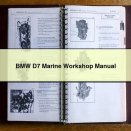 BMW D7 Marine Workshop Manual