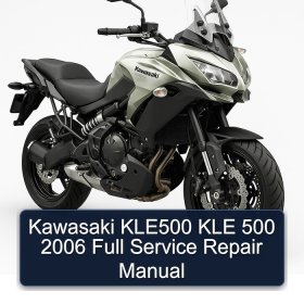 Kawasaki KLE500 KLE 500 2006 Full Service Repair Manual