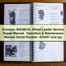 Komatsu WA380-5L Wheel Loader Service Repair Manual + Operation & Maintenance Manual (Serial Number: A52001 and up)