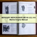 MERCURY MERCRUISER GM V6 4.3L #18 Marine Engine Manual PDF Download