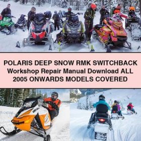 POLARIS DEEP SNOW RMK SWITCHBACK Workshop Repair Manual All 2005 ONWARDS ModelS COVERED