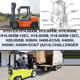 HYSTER H14.00XM-H450H Forklift Truck Parts Manual