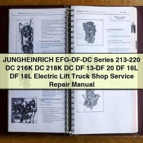 JUNGHEINRICH EFG-DF-DC Series Electric Lift Truck Shop Service Repair Manual