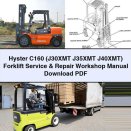 Hyster C160 (J30XMT J35XMT J40XMT) Forklift Service & Repair Workshop Manual