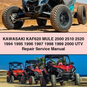 KAWASAKI KAF620 MULE 2500 2510 2520 1994 1995 1996 1997 1998 1999 2000 UTV Service Repair Manual