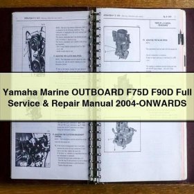 Yamaha Marine OUTBOARD F75D F90D Full Service & Repair Manual 2004-ONWARDS