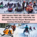 1999 Yamaha VMAX 500 600 700 DELUXE Venture 700 Snowmobile Service Repair Maintenance Overhaul Workshop Manual