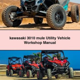 kawasaki 3010 mule Utility Vehicle Workshop Manual