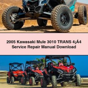 2005 Kawasaki Mule 3010 TRANS 4¡Á4 Service Repair Manual