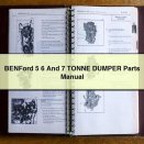 BENFord 5 6 And 7 TONNE DUMPER Parts Manual
