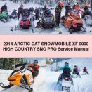2014 Arctic CAT Snowmobile XF 9000 High COUNTRY SNO PRO Service Repair Manual
