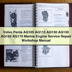 Volvo Penta AQ105 AQ115 AQ130 AQ130 AQ165 AQ170 Marine Engine Service Repair Workshop Manual Download PDF