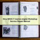 Hino W04C-T marine engine Workshop Service Repair Manual PDF Download