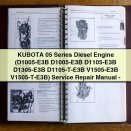 KUBOTA 05 Series Diesel Engine D1005-E3B D1105-E3B D1305-E3B D1105-T-E3B V1505-E3B V1505-T-E3B Service Repair Manual PDF