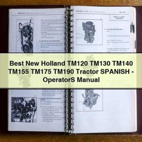 Best New Holland TM120 TM130 TM140 TM155 TM175 TM190 Tractor SPANISH-OperatorS Manual