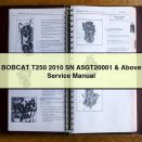 BOBCAT T250 2010 SN A5GT20001 & Above Service Repair Manual