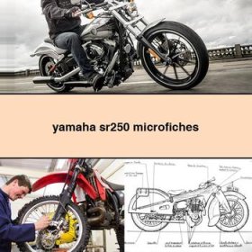 yamaha sr250 microfiches