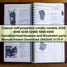 Calavar Condor Self-Propelled Models 3238-6066 Operation/Maintenance and Parts Manual