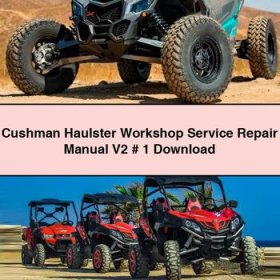 Cushman Haulster Workshop Service Repair Manual V2 # 1