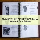 Aficio MP171 MP171F MP171SPF Service Repair Manual & Parts Catalog