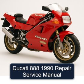 Ducati 888 1990 Repair Service Manual