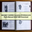 MASSEY HARRIS Sombine HYDRAULICS Parts Manual 650873M3