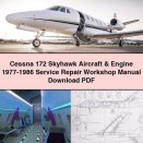 Cessna 172 Skyhawk Aircraft & Engine 1977-1986 Service Repair Workshop Manual