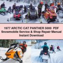 1977 Arctic CAT PANTHER 5000 Snowmobile Service Repair Manual