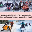 2008 Yamaha FX Nytro FX10 Snowmobile Service Repair Workshop Manual