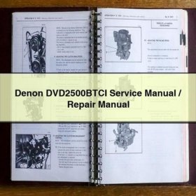 Denon DVD2500BTCI Service Manual / Repair Manual PDF Download