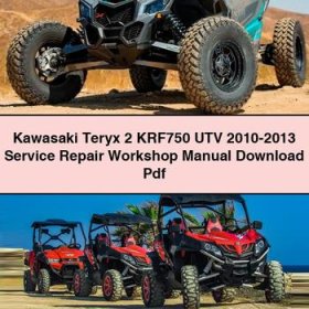 Kawasaki Teryx 2 KRF750 UTV 2010-2013 Service Repair Workshop Manual Pdf