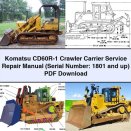 Komatsu CD60R-1 Crawler Carrier Service Repair Manual (Serial Number: 1801 and up)
