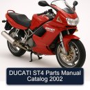 DUCATI ST4 Parts Manual Catalog 2002