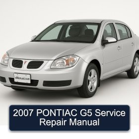 2007 PONTIAC G5 Service Repair Manual