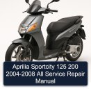 Aprilia Sportcity 125 200 2004-2008 All Service Repair Manual