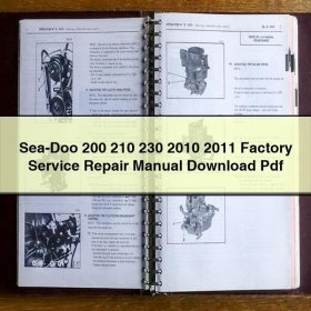 Sea-Doo 200 210 230 2010 2011 Factory Service Repair Manual Pdf