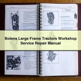 Bolens Large Frame Tractors Workshop Service Repair Manual