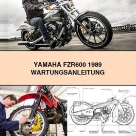 Yamaha FZR600 1989 WARTUNGSANLEITUNG