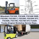 Mitsubishi FGC35K-FGC70K Forklift Trucks Engine Workshop Service Repair Manual