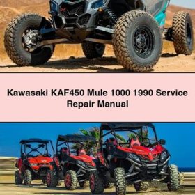 Kawasaki KAF450 Mule 1000 1990 Service Repair Manual