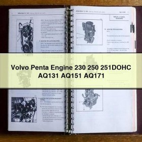 Volvo Penta Engine 230 250 251DOHC AQ131 AQ151 AQ171