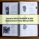 Yamaha WAVE RUNNER XL800 Replacement Parts Manual 2000