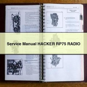 Service Repair Manual HACKER RP75 RADIO