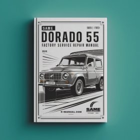 Same Dorado 55 Factory Service Repair Manual