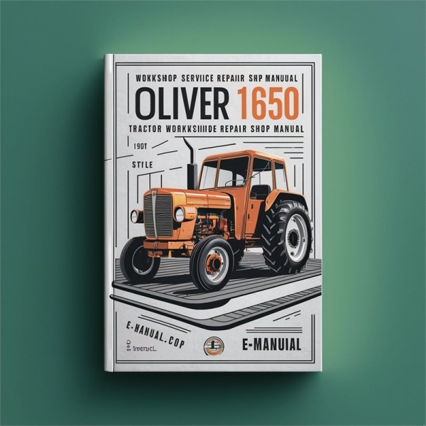 Oliver 1650 & 1655 Tractor Workshop Service Repair Shop Manual-Improved-PDF