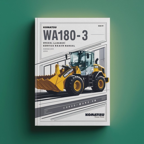 Komatsu WA180-3 (EU-SPEC.) Wheel Loader Service Repair Manual
