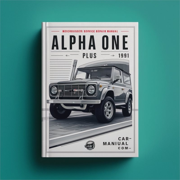 Mercruiser Alpha One Gen 3 Servicehandbuch 1991