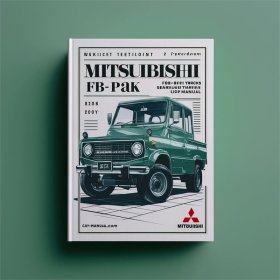 Mitsubishi FB20K-FB35K Gabelstapler: Service- und Reparaturhandbuch