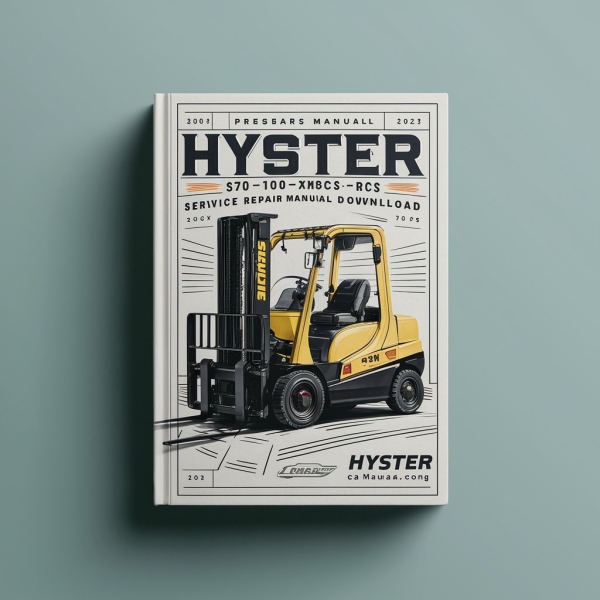 HYSTER S70-100XM S80-100XMBCS S120XMS S100XM-PRS Forklift Service Repair Manual & Parts Manual (F004)